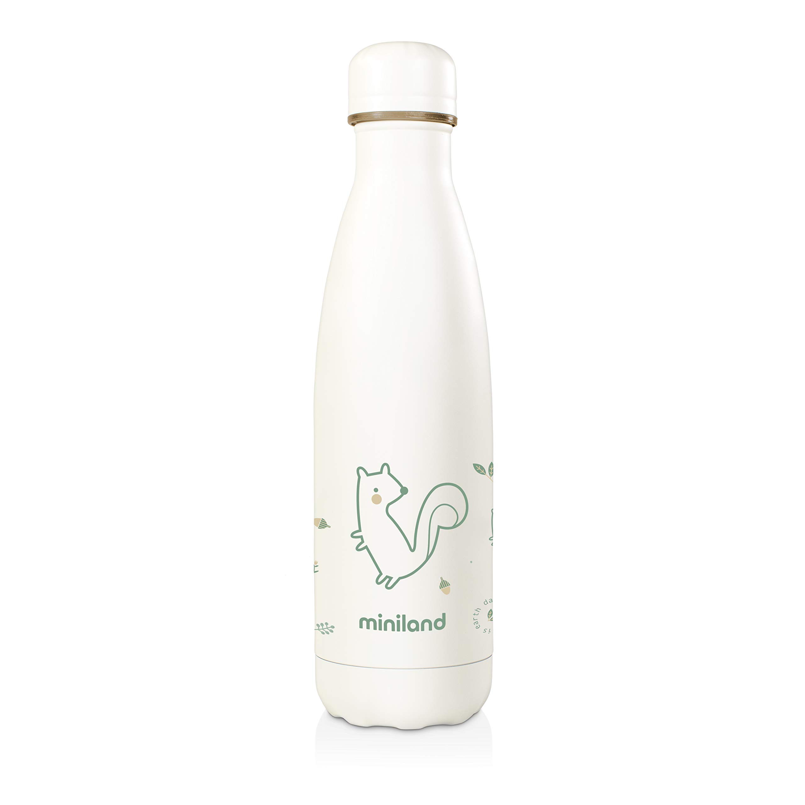 Miniland 89345 Natur Bottle Chip Thermosflasche 500 ml beige