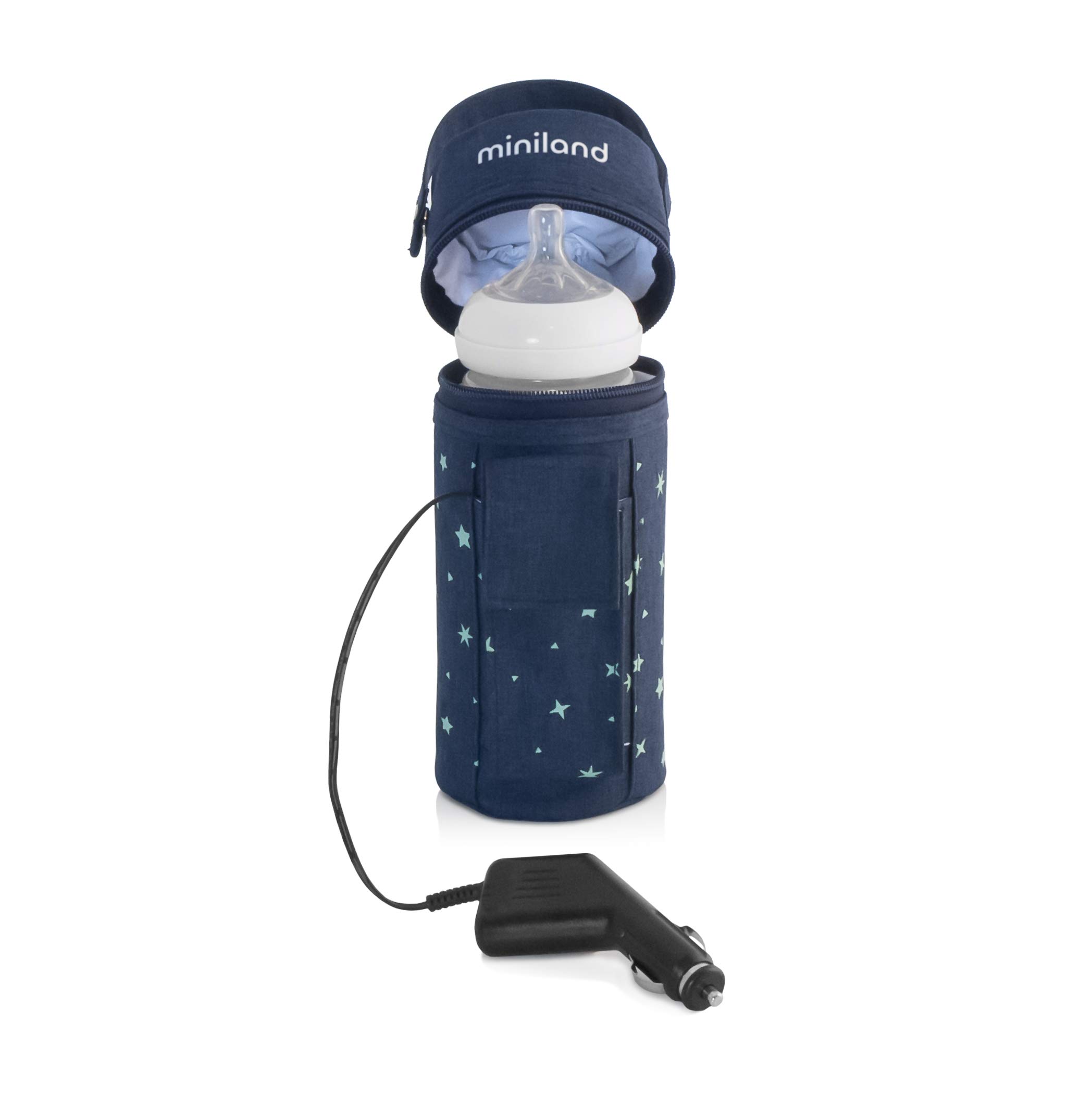 Miniland Flaschenwärmer Baby Auto mit Adapter Warm My Travel