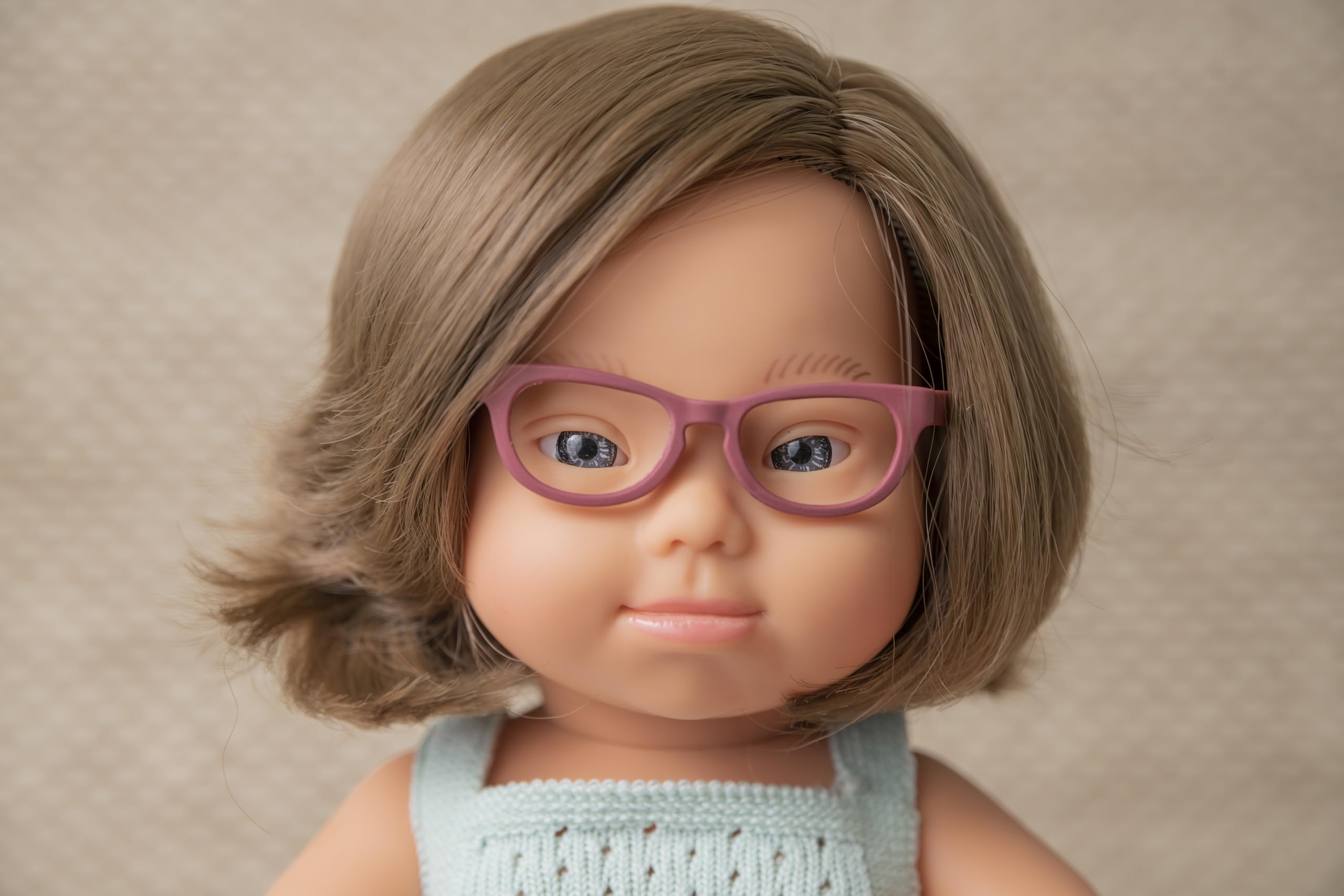 Miniland Dolls Brille 38cm Puppenbrille Terracotta flexibel