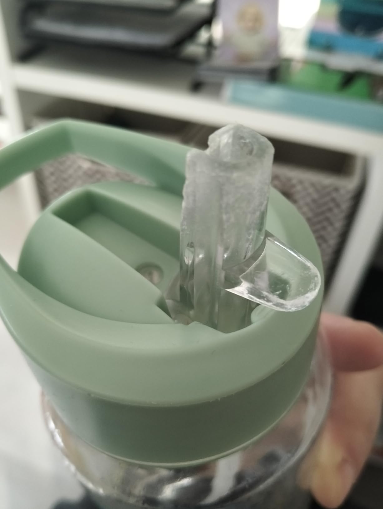 Miniland Jungle Tritan-Trinkflasche 450 ml mit Strohhalm