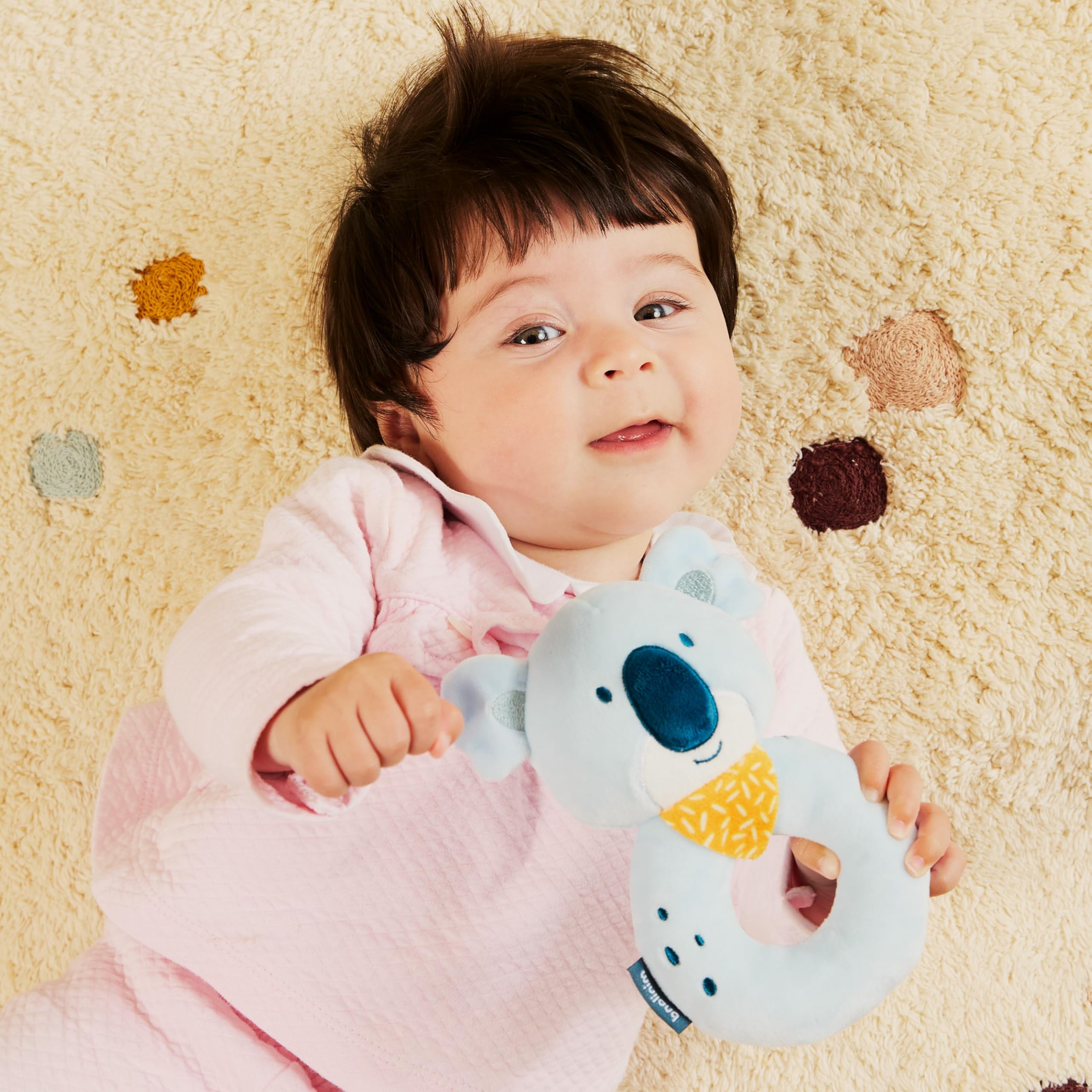 Miniland Infant Koala Babygeschenk Set Rassel Doudou Box