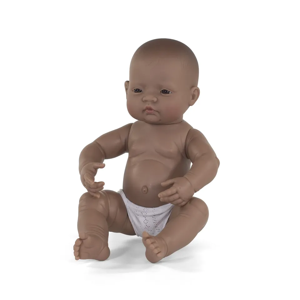 Miniland Babypuppe Südamerikanischer Junge 40cm 31007 Vinyl