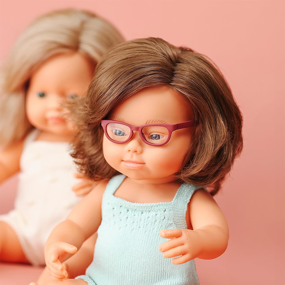 Miniland Dolls Babypuppe Down-Syndrom 38cm kaukasisch