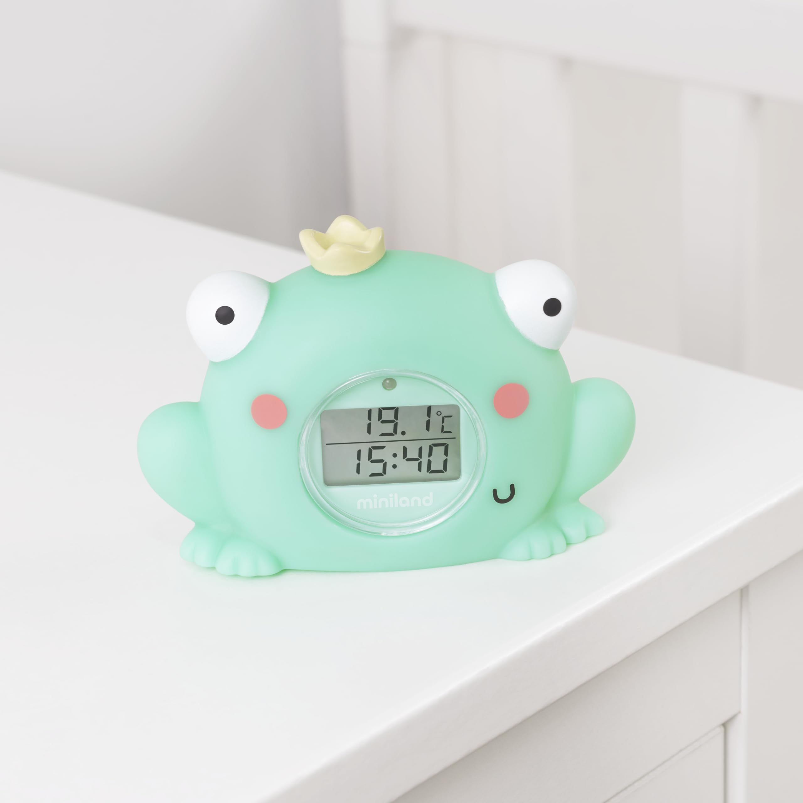 Miniland Thermo Bath Badethermometer mit Uhr