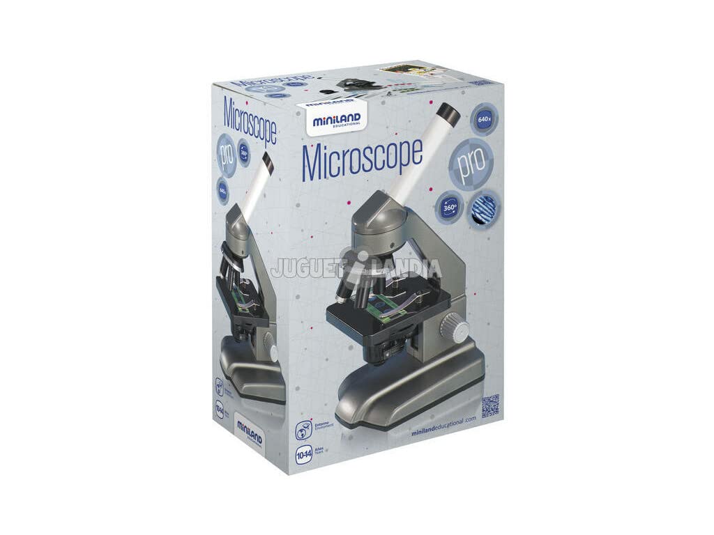 Miniland 99005 Mikroskop 640x Lernspielzeug mit Zubehör