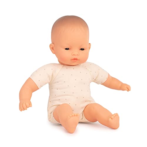 Miniland Dolls Babypuppe 32cm asiatisch Stoffkörper