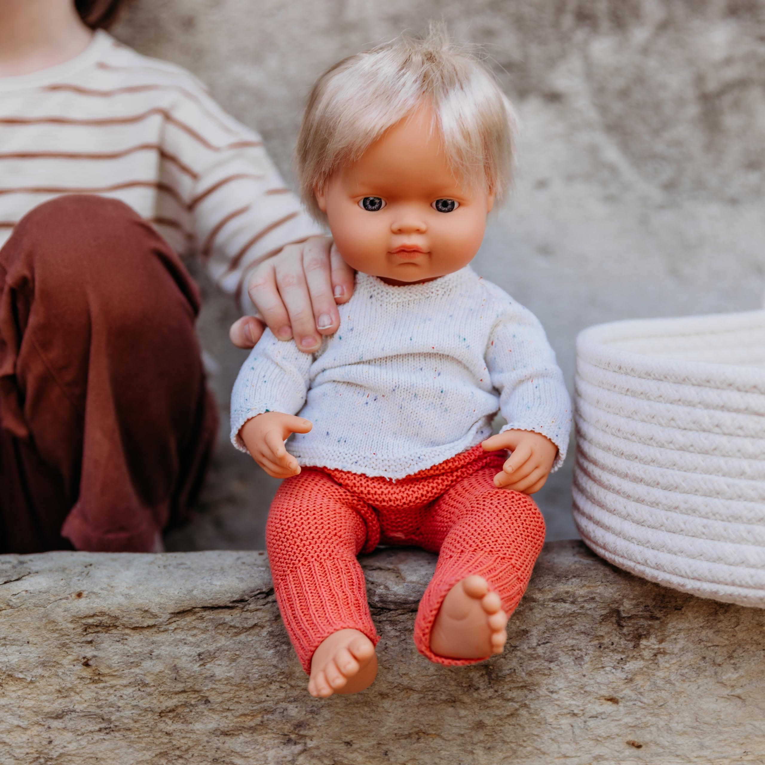 Miniland Dolls Babypuppe 31051 38 cm Europäischer Junge