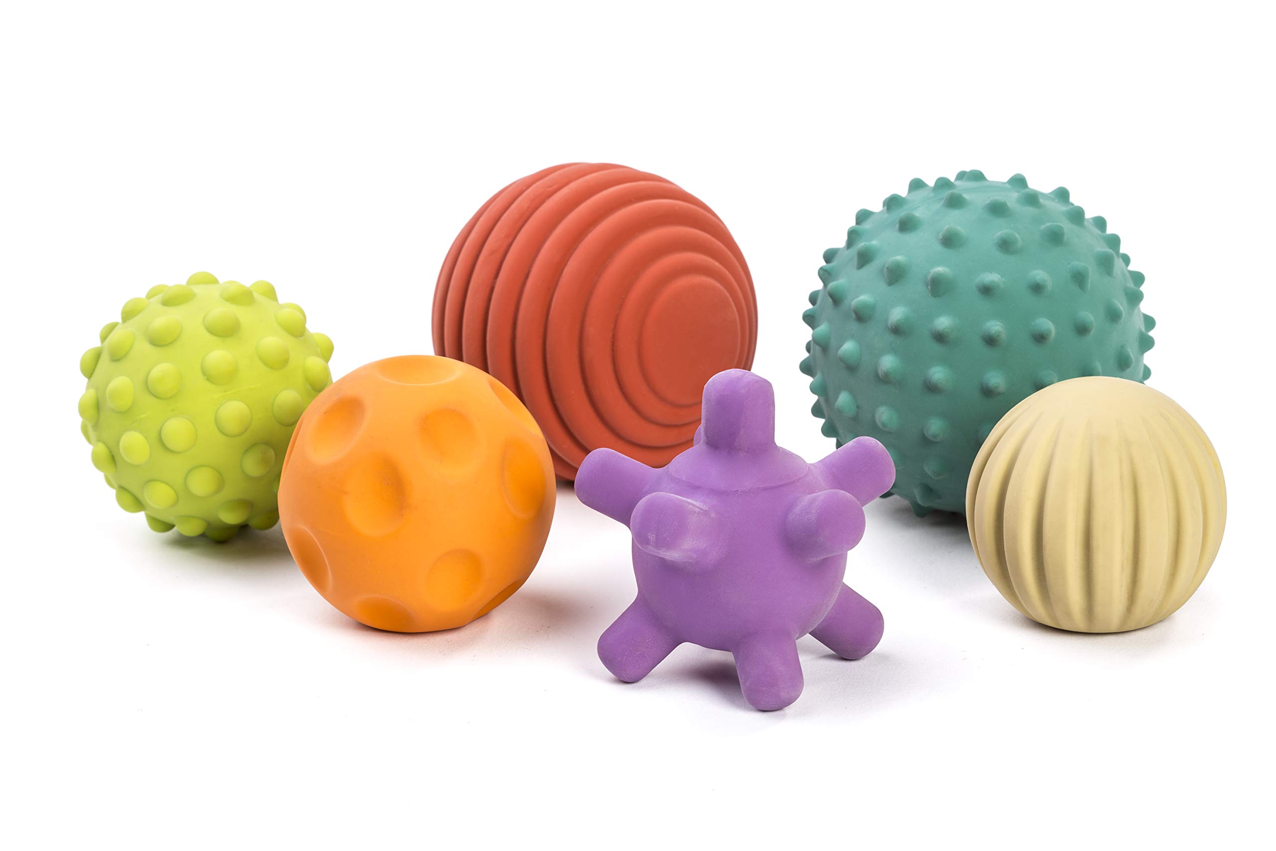 Miniland Sensory Balls Sensorikbälle Naturkautschuk Set