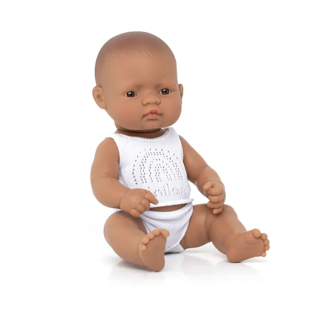 Miniland Dolls Babypuppe Junge 32 cm lateinamerikanisch Vinyl