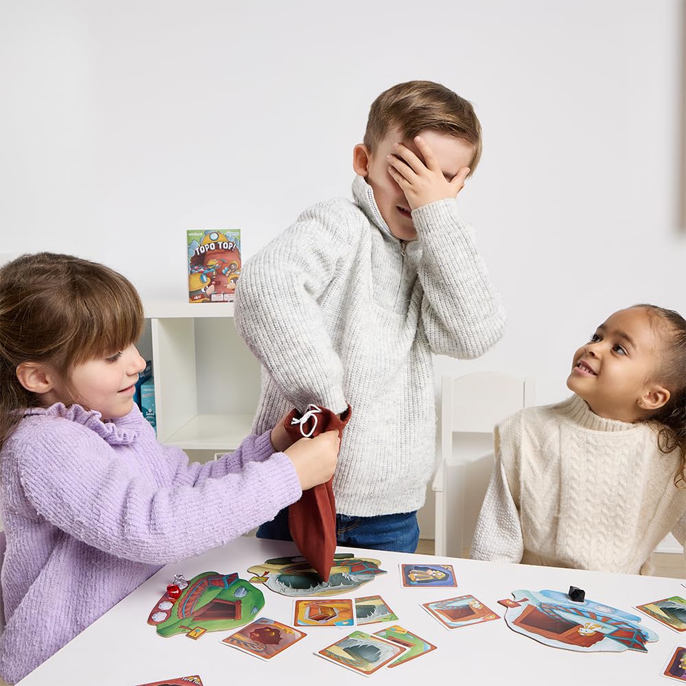 Miniland Topo Top Brettspiel ab 6 Jahren Edelsteine Strategie