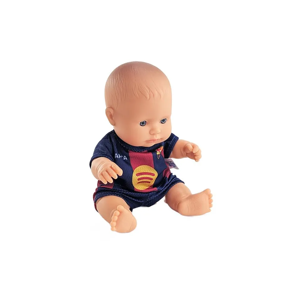 Miniland FC Barcelona Puppe 21cm Trikot Barça kaukasisch