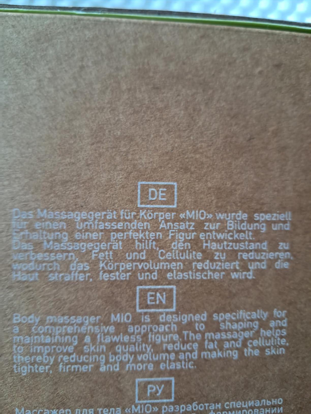 GESS 3in1 Anti-Cellulite Massagegerät EMS mit Infrarot und Vibration