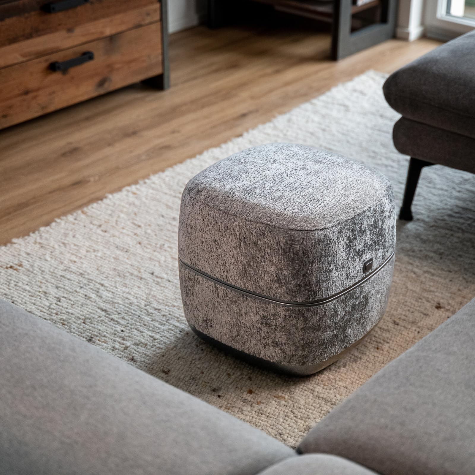smartEC The Lounger Shiatsu Fußmassagegerät Grau mit Wärme