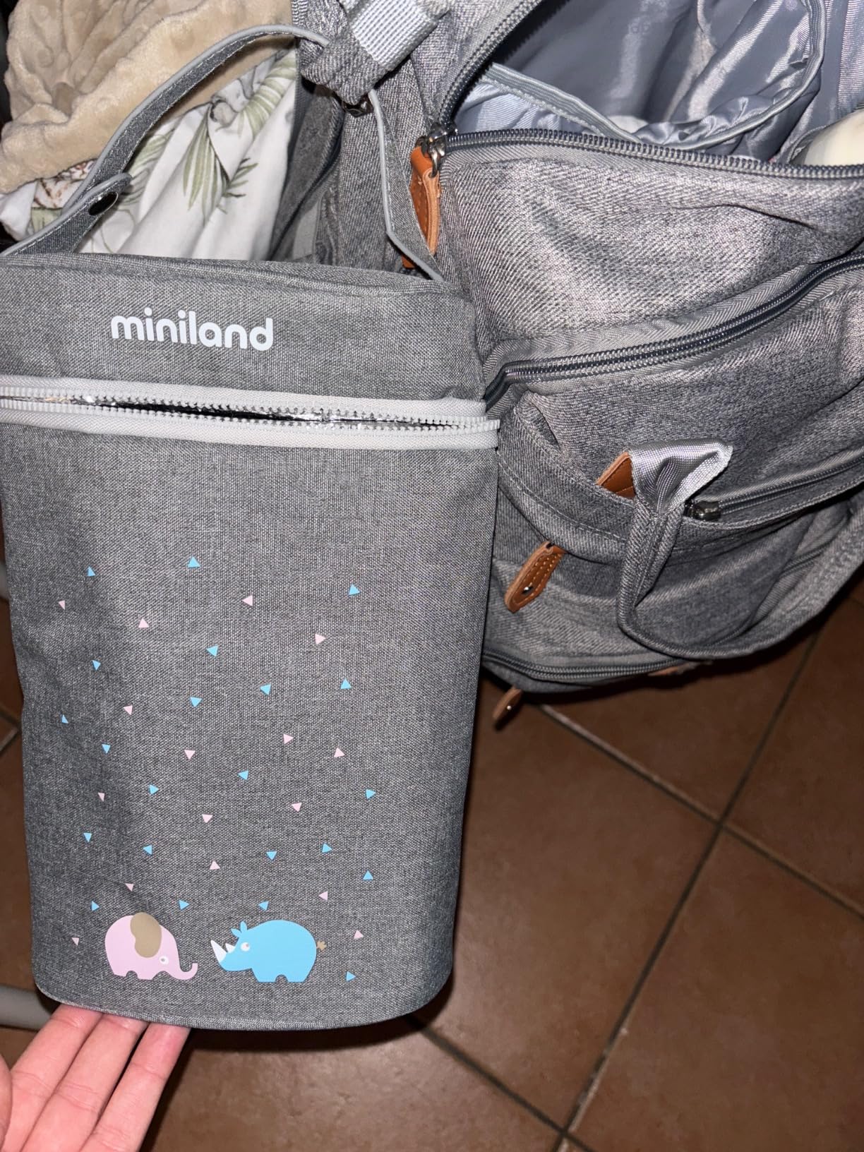 Miniland Thermibag Double Isoliertasche Candy Kinderwagen