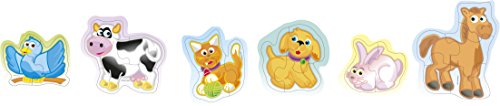 Miniland Flexi Form 35221 Tierpuzzle 6 Tiere 18 Teile