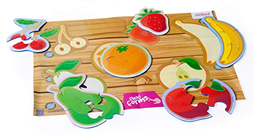 Miniland Puzzles Flexi Form 6 Früchte Puzzle 18 Teile