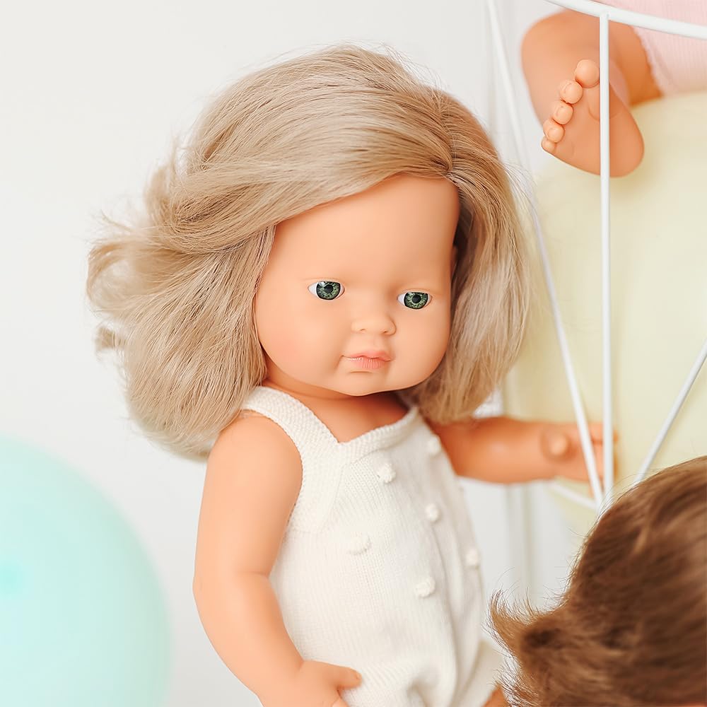 Miniland Colourful Edition Babypuppe 38 cm blond Vanilleduft