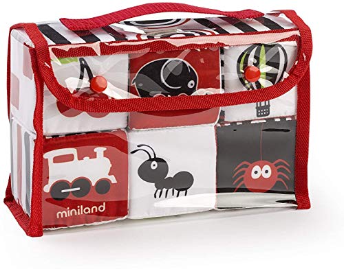 Miniland First Senses Würfel Set 6 Baby 7cm