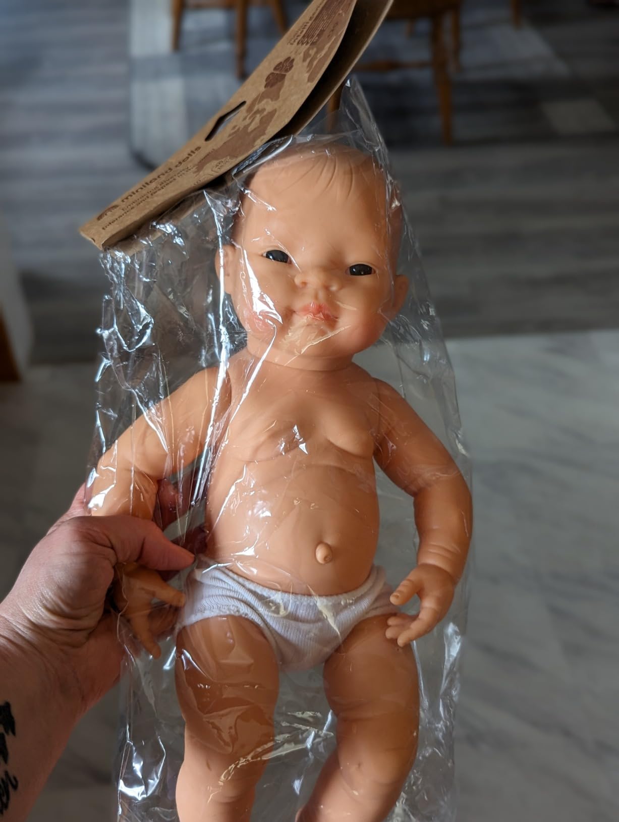 Miniland Babypuppe asiatischer Junge 40cm 31005