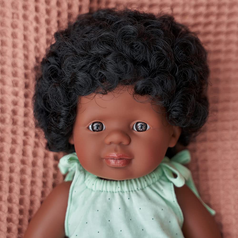 Miniland Babypuppe 31060 38cm Asiatisch Mädchen Vinyl Vanille