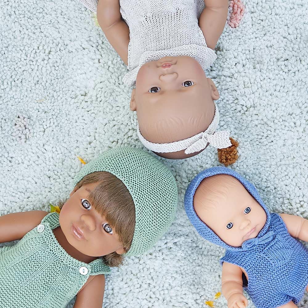 Miniland Babypuppe Junge 38 cm Vinyl australisch Tüte