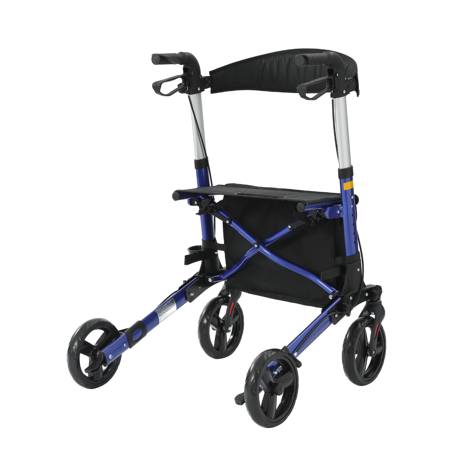 Sitwell Aluminium Rollator Faltbar Blau Gehhilfe 136kg