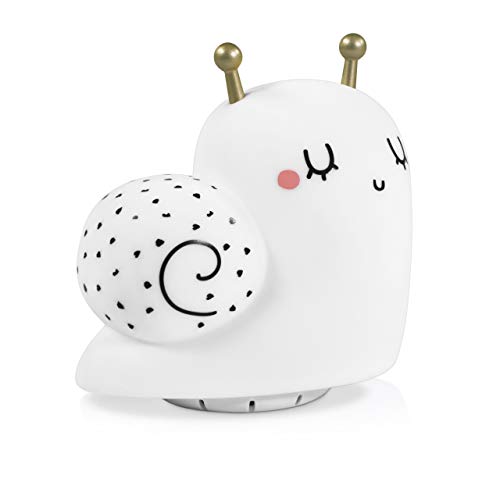 Miniland Cosy Dreamer Nachtlicht Schnecke USB weiß mit Sound
