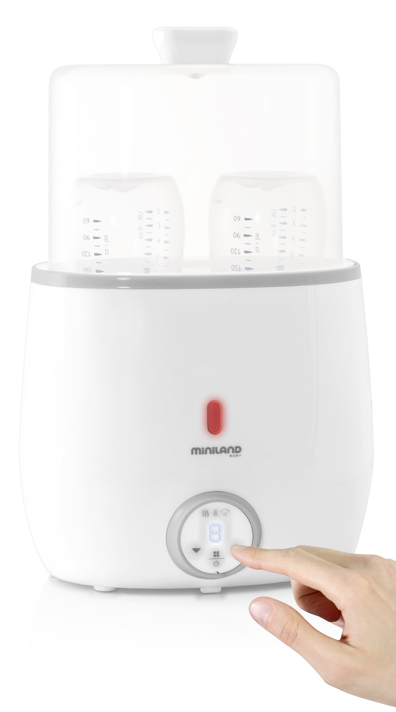 Miniland Nutrition Flaschenwärmer Sterilisator 2 Flaschen