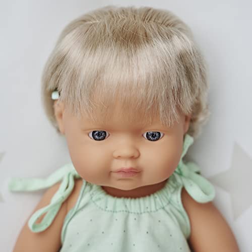 Miniland Dolls 31115 Babypuppe 38cm mit Hörgerät