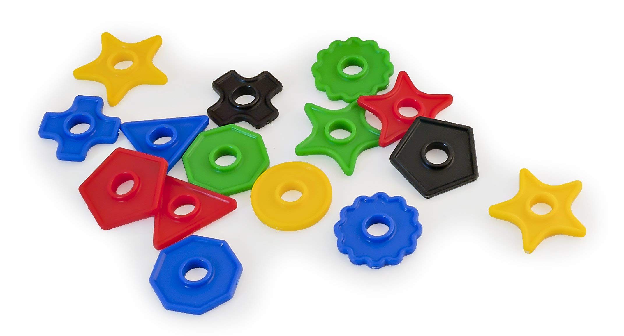 Miniland 95270 Abacolor Shapes Steckspiel 100 Formen Koffer