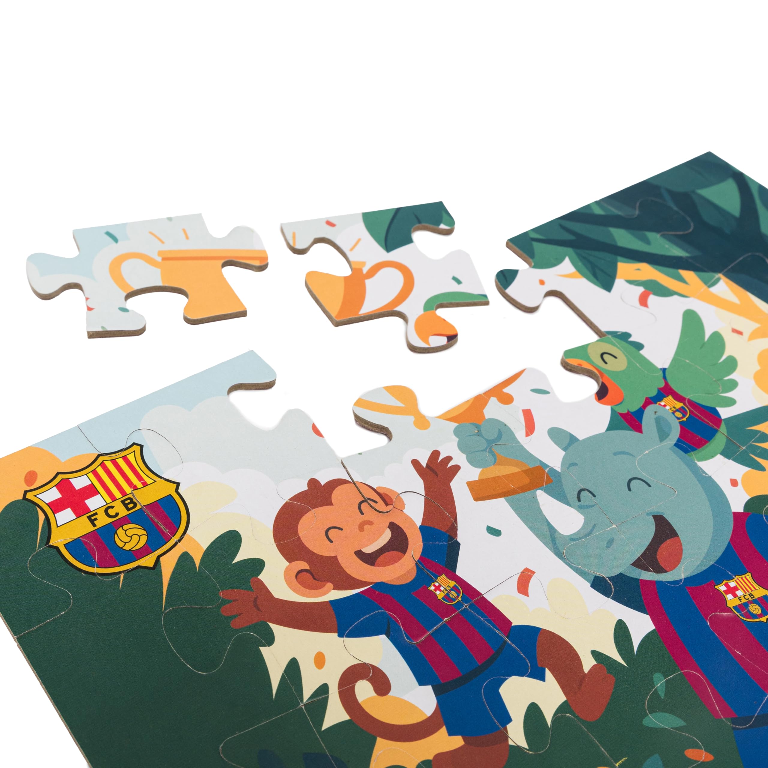 Miniland Puzzles FC Barcelona Puzzle 24 Teile ab 3 Jahren