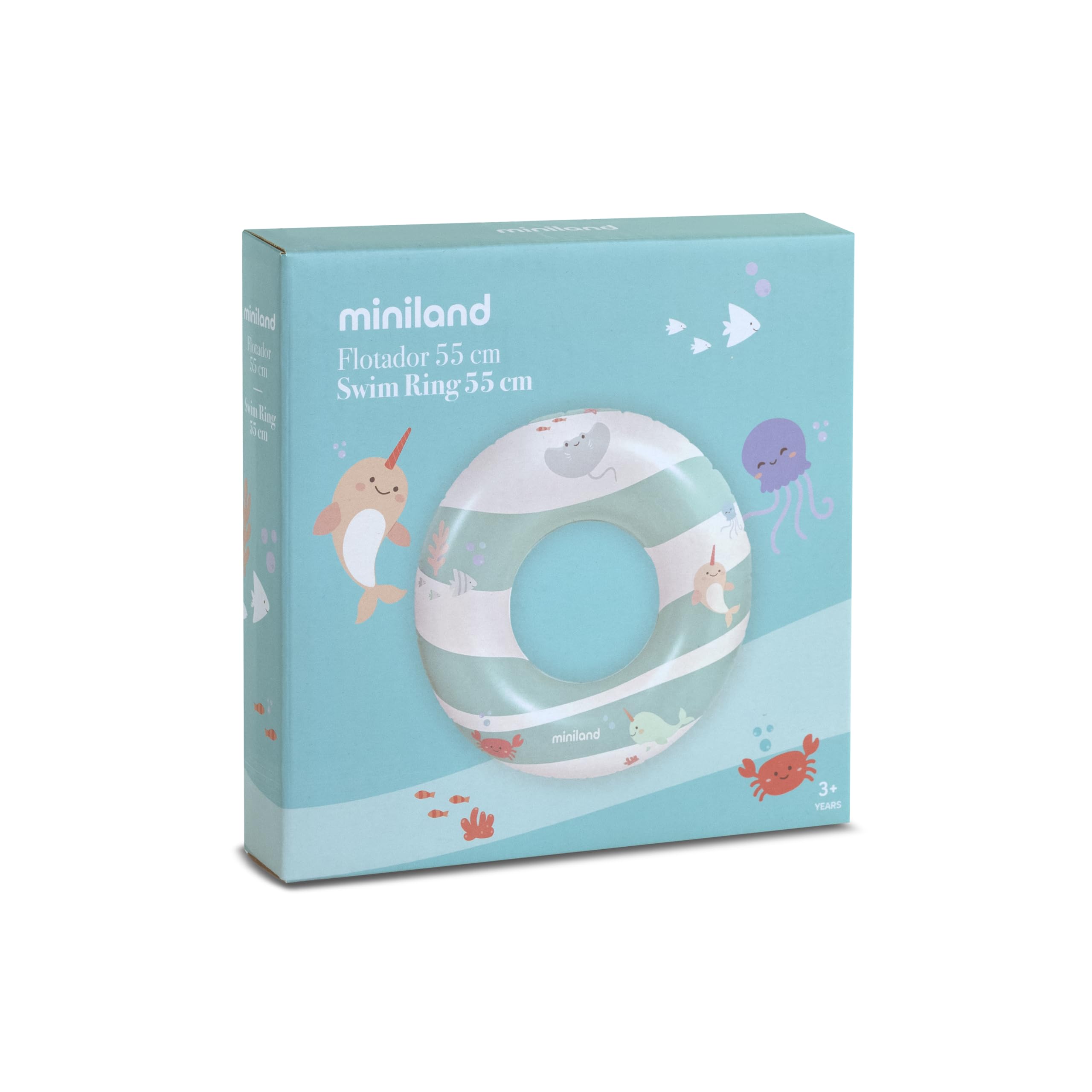 Miniland Schwimmring 55 cm rund für Pool und Strand