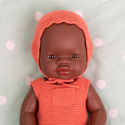 Miniland Dolls 31353 Babypuppe Junge 32 cm afrikanisch