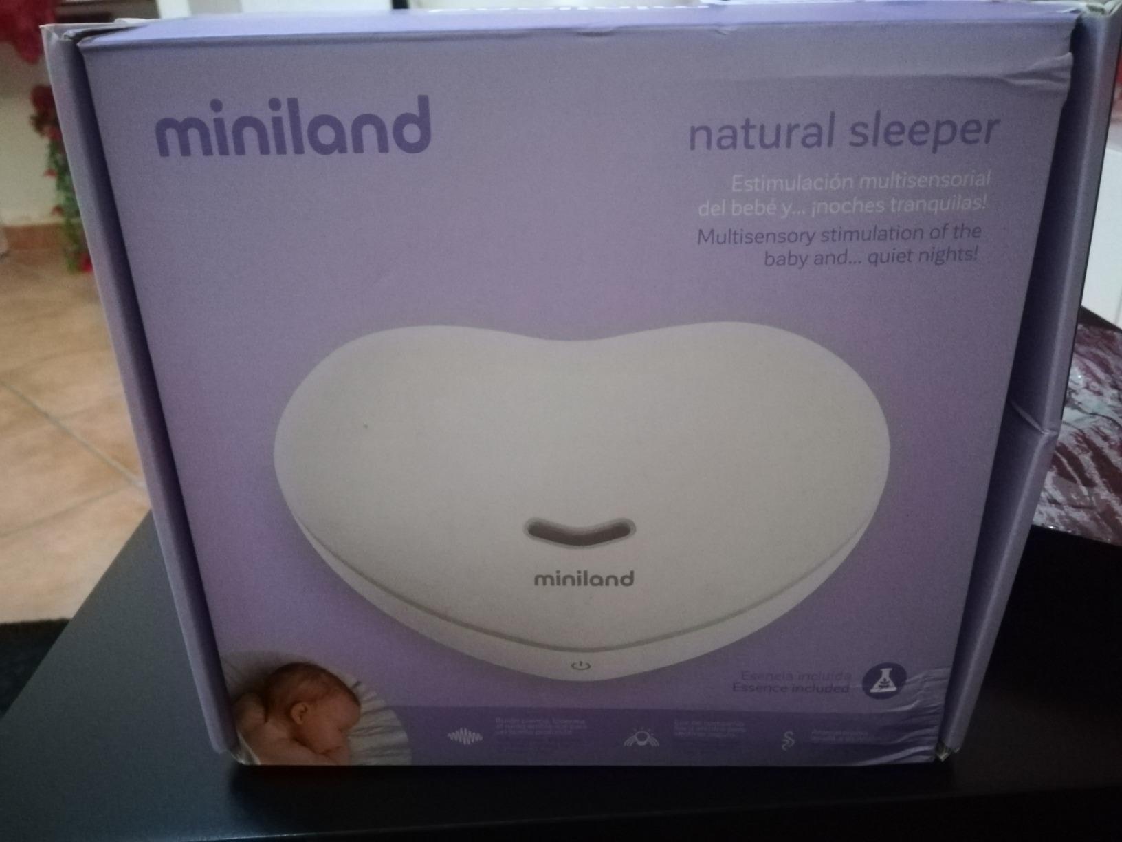 Miniland Natural Sleeper Einschlafhilfe 89261 Licht Aroma weiß