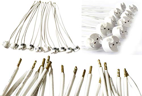feinlux Lampenfassung G4 MR16 12V Adapter 10 Stück mit Kabel