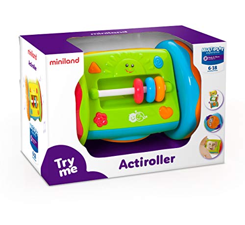 Miniland Infant Toys Actiroller 97272 Krabbelrolle mit Spiegel
