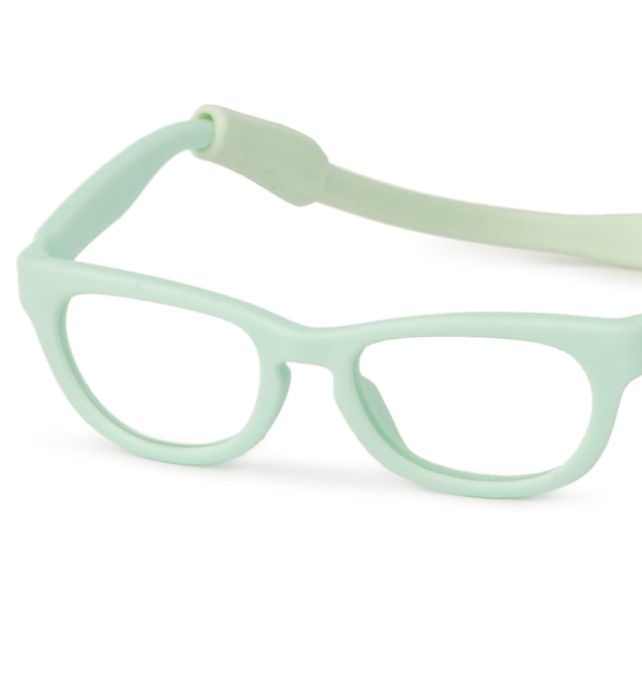 Miniland Dolls Brille 38cm Puppenbrille türkis flexibel