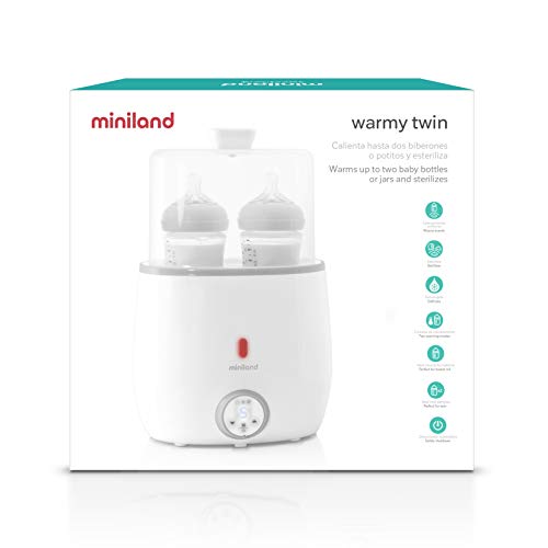Miniland Nutrition Flaschenwärmer Sterilisator 2 Flaschen