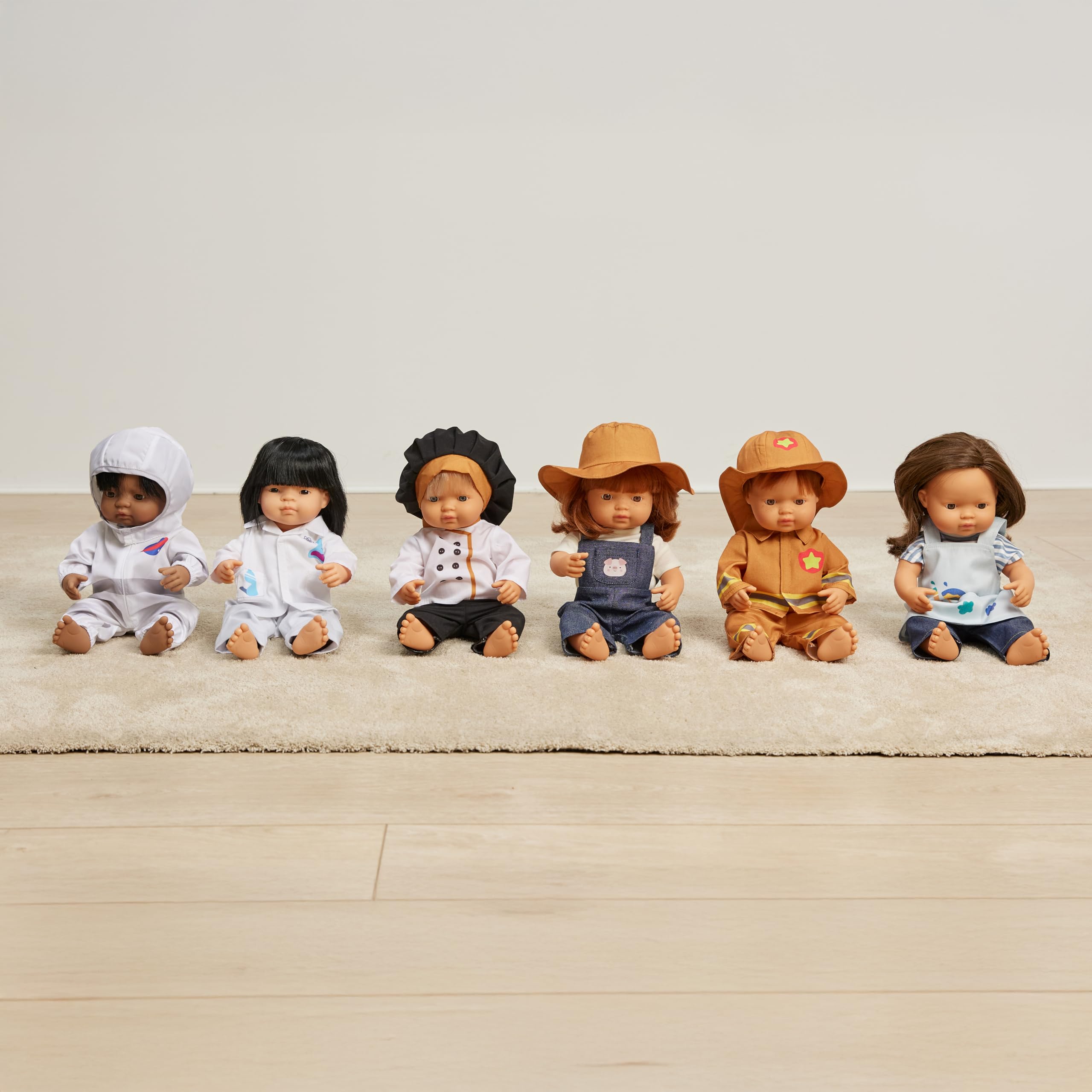 Miniland Dolls Puppenkleidung Feuerwehrmann 38 cm Rollenspiel