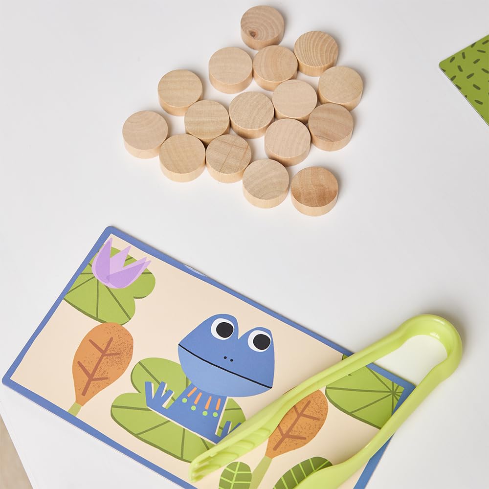 Miniland Catch The Bug Brettspiel ab 5 Jahre Holz Pinzette