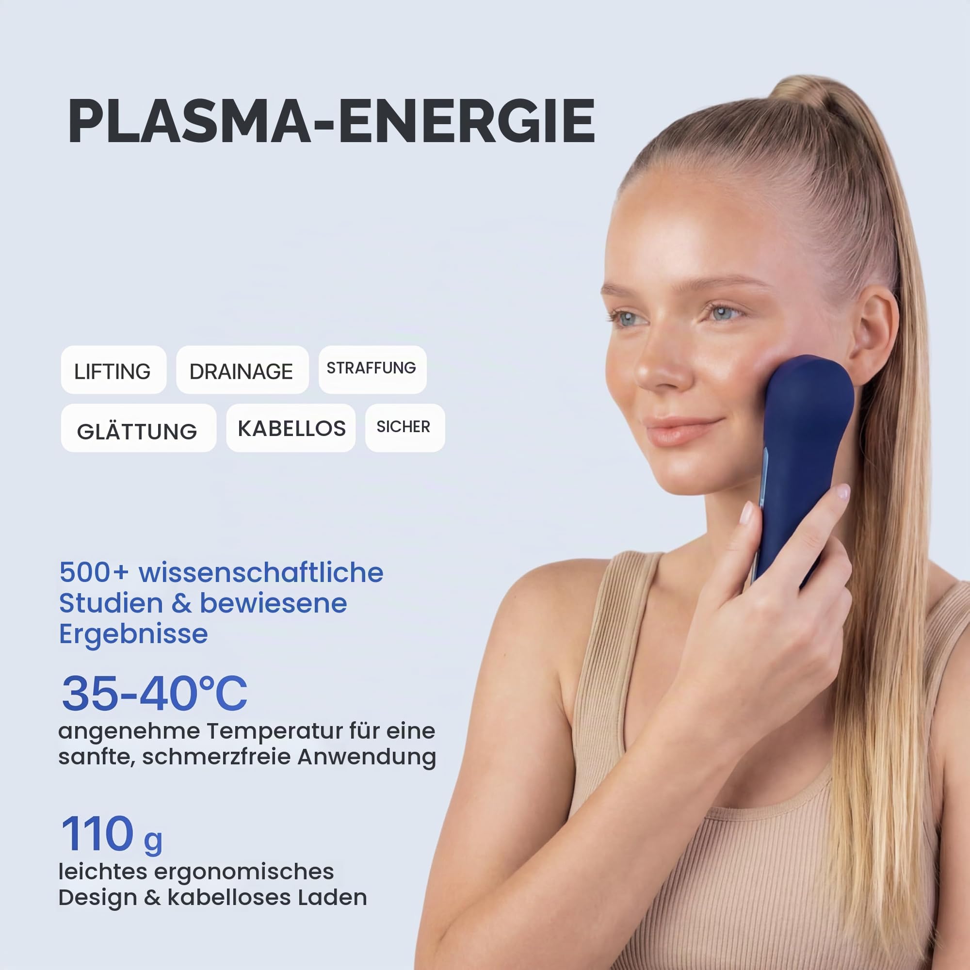 GESS Plasma Energy Kaltplasma Gerät Gesicht Akne