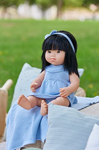 Miniland Dolls asiatisches Mädchen 38cm Down Syndrom Puppe