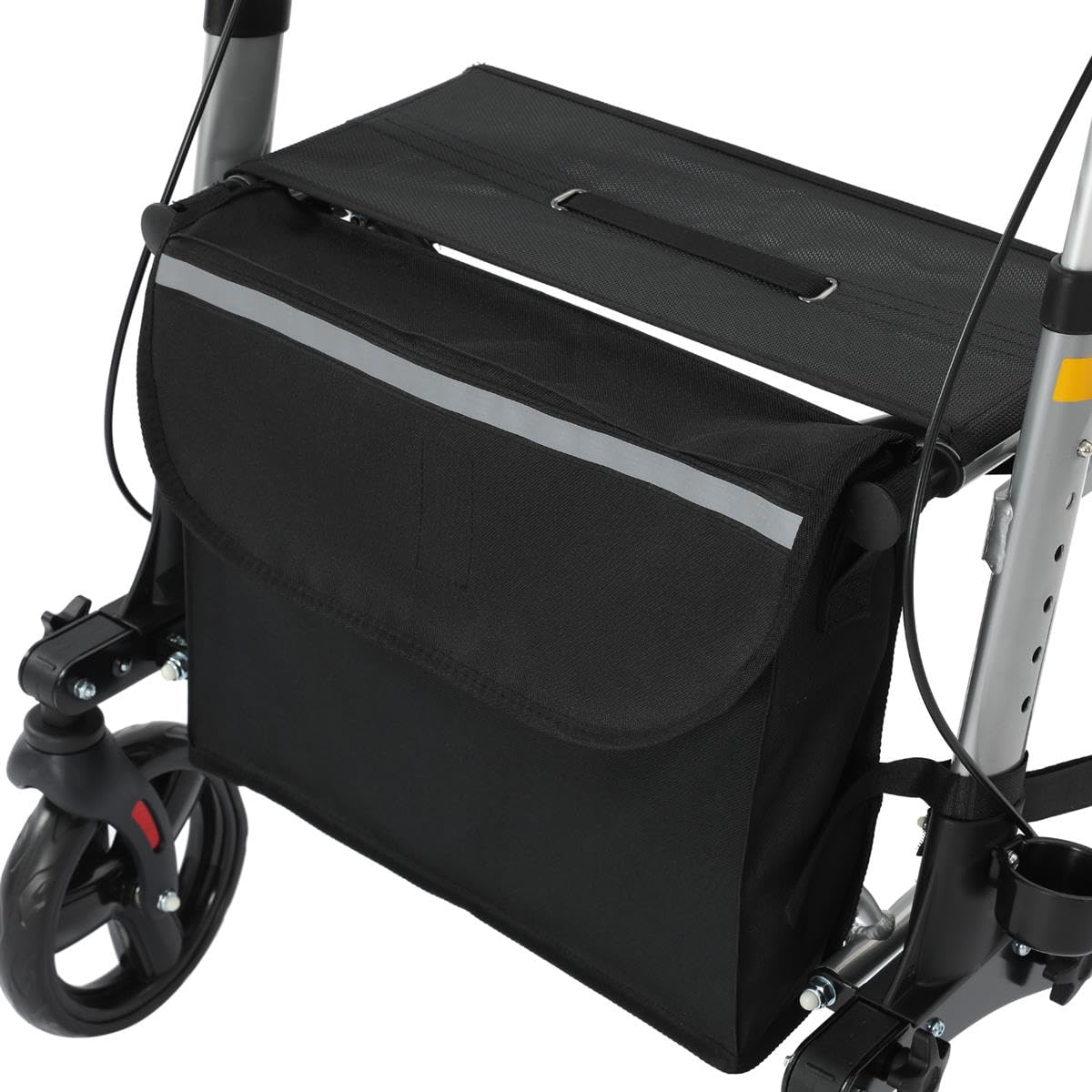Sitwell Aluminium Rollator Faltbar Blau Gehhilfe 136kg
