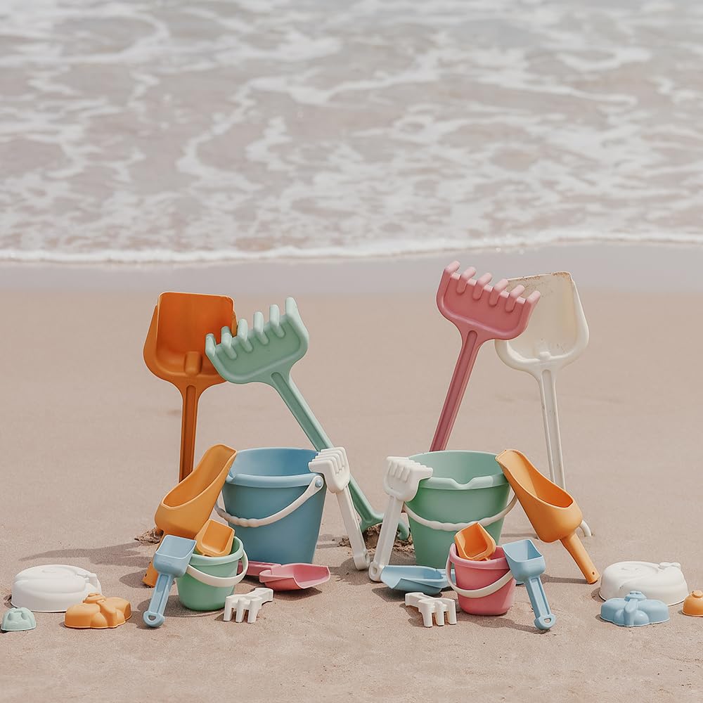 Miniland Outdoor ECO Sandspielzeug 4-teiliges Set Strand