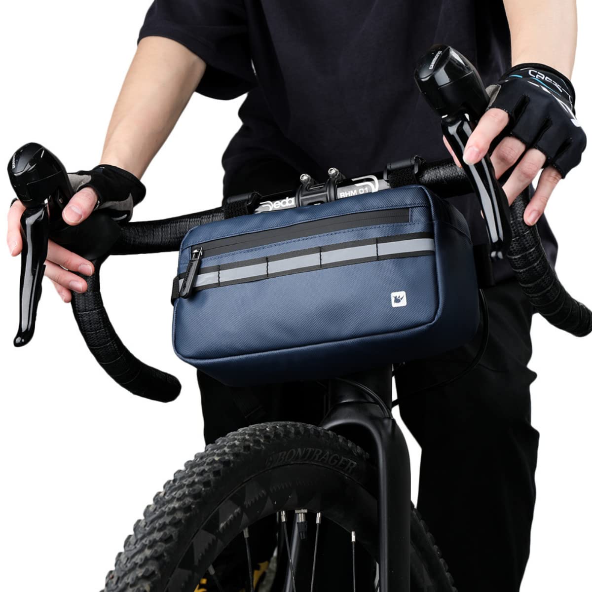 smartEC Fahrradtasche Lenkertasche Oberrohrtasche schwarz