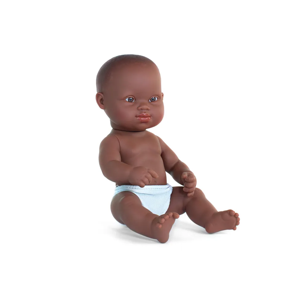 Miniland Dolls Baby-Puppe afrikanischer Junge 32 cm Down-Syndrom