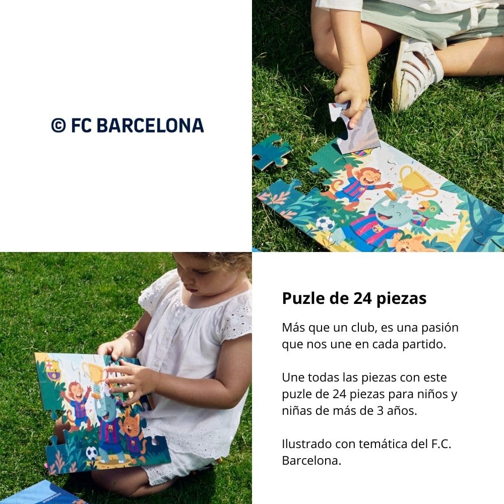 Miniland Puzzles FC Barcelona Puzzle 24 Teile ab 3 Jahren