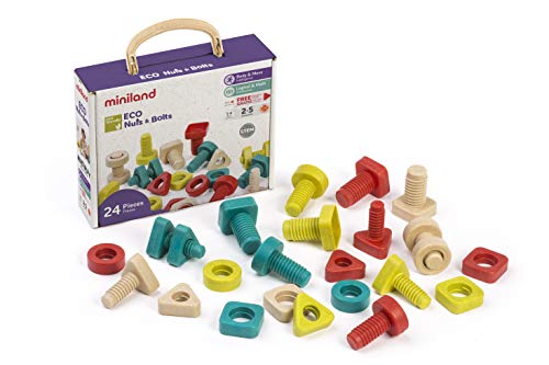 Miniland Eco Nuts & Bolts 32152 Schraubset nachhaltig ab 2 J