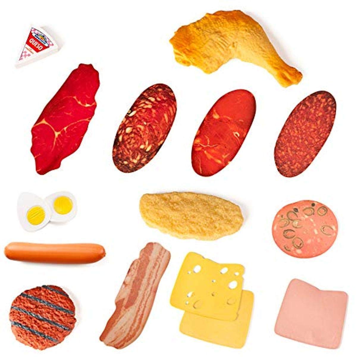 Miniland Nutrition Set Wurst und Käse Spielessen 16 Teile 30584