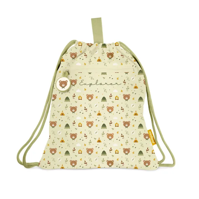 Miniland Kiddie Sack Explorer Turnbeutel wasserdicht mit Kordelzug